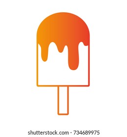 line cold lolly ice dessert