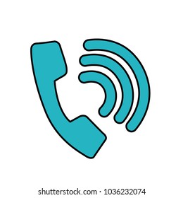 line color business telephone contact communication technology