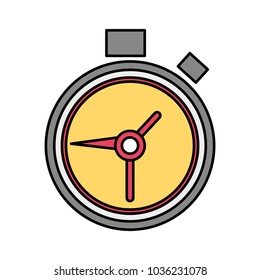 line color chronometer object to control time countdown