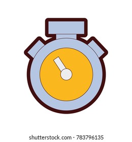 line color chronometer object to know the time measure