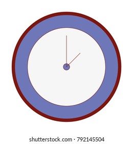 line color circle wall clock time object