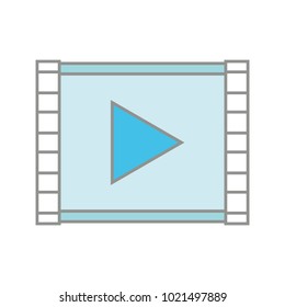 line color digital multimedia play video screen