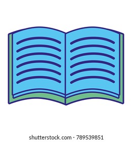 line color notebook school object, education design