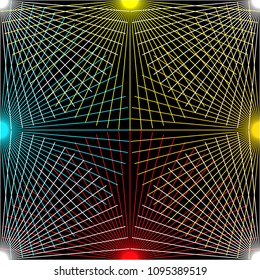 Line color pattern abstract on background