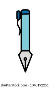 line color pen feather business tool to write