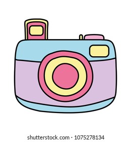 line color professional digital camera photo technology