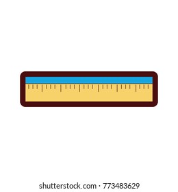 line color ruler school tool to study education
