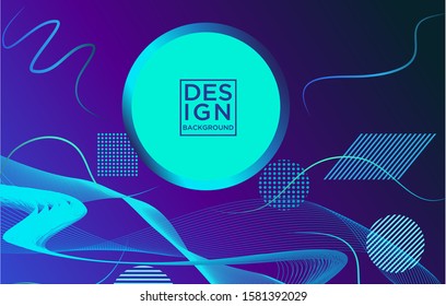 line color wave background, Abstract vector background
