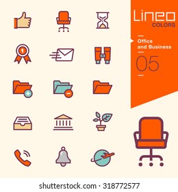 Line Colors - Office and Business icons