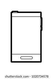 line communication smartphone technology object icon