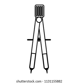line compass design education school tool
