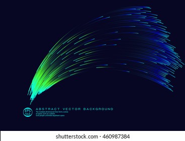 Line composition of the perspective of the background, abstract vector background