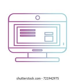 line computer technology with document data information