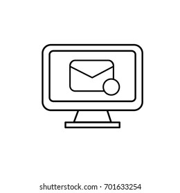 line computer technology with e-mail electronic message
