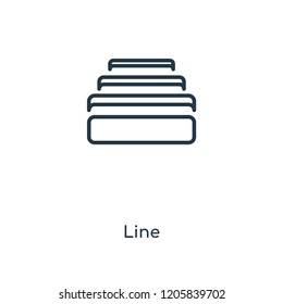 Line concept line icon. Linear Line concept outline symbol design. This simple element illustration can be used for web and mobile UI/UX.
