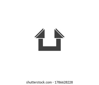 Line concept logo design template