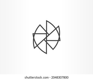 line concept for universal logo design icon