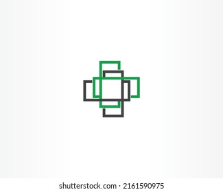 line connection icon concept logo design