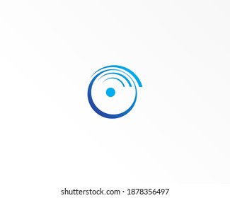 line connection logo design icon