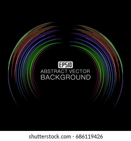 A line consisting of glowing beams, background maps, and abstract vector backgrounds