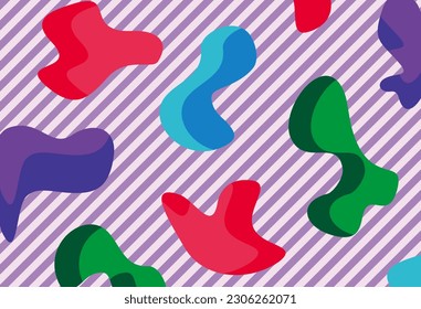 Line cow abstract background vector design. Good for wallpaper, card background, banner etc.