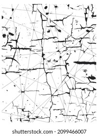 recurso gráfico de grieta de textura de línea y de grieta
