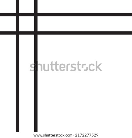 Line crossing. Table to write Graphs. EPS10