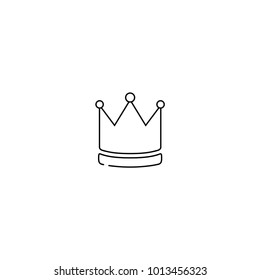 Line Crown Icon