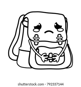line crying and tender bag object kawaii