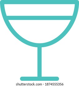 line cup of water icon in different style vector illustration.