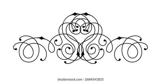 Element der Zeilenumbrüche. Moderner dekorativer Linearteiler.