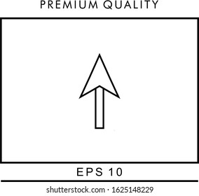 line cursor icon in trendy flat style isolated on background. line cursor icon page symbol for your web site design line cursor icon logo, app, UI.