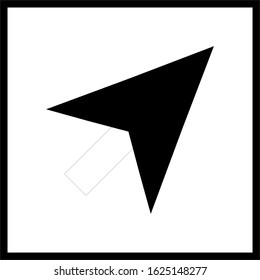 line cursor icon in trendy flat style isolated on background. line cursor icon page symbol for your web site design line cursor icon logo, app, UI.