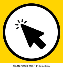 line cursor icon Vector illustration, EPS10.
