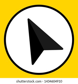 line cursor icon Vector illustration, EPS10.