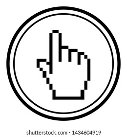 line cursor icon Vector illustration, EPS10.