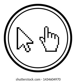 line cursor icon Vector illustration, EPS10.