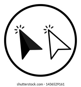 line cursor icon Vector illustration, EPS10.