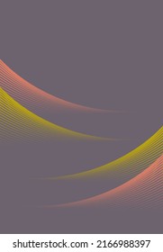 Fondo colorido de la curva de línea. Patrón de línea de onda