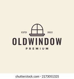 line curve old window hipster logo design vector graphic symbol icon illustration creative idea