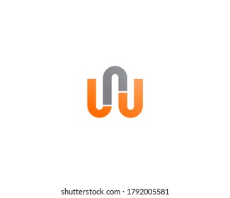 icono de diseño de logotipo de vector de curva de línea
