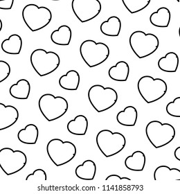 line cute heart love symbol background