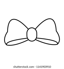 line cute ribbon bow decoration event