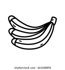 line delicious banana fruit to healthy life