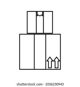 line delivery close boxes package service