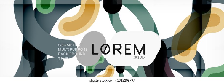 Rodajes de diseño de líneas fondo abstracto, ilustración vectorial