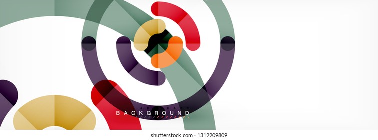 Rodajes de diseño de líneas fondo abstracto, ilustración vectorial