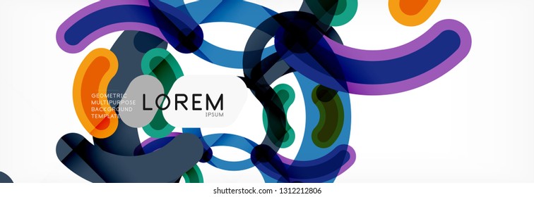 Rodajes de diseño de líneas fondo abstracto, ilustración vectorial