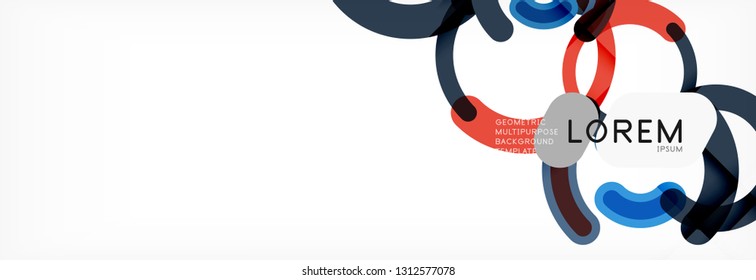 Rodajes de diseño de líneas fondo abstracto, ilustración vectorial