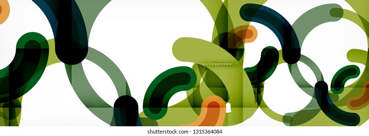 Rodajes de diseño de líneas fondo abstracto, ilustración vectorial